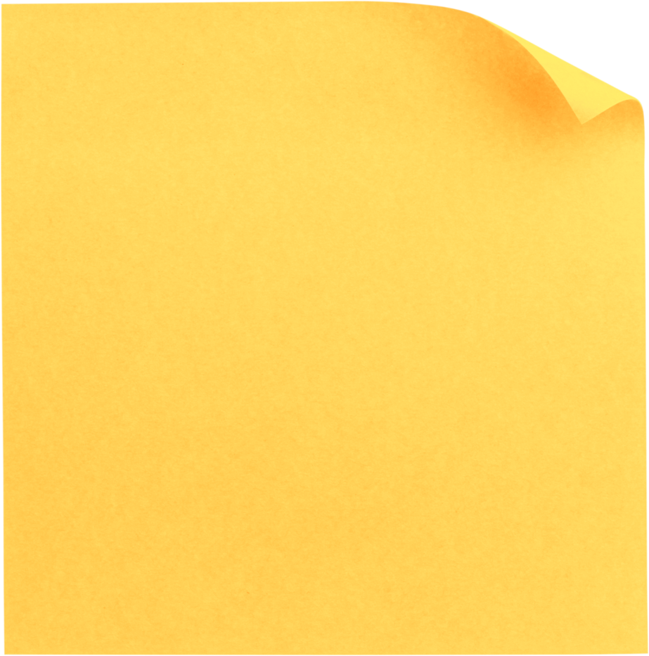 Yellow Sticky Note 